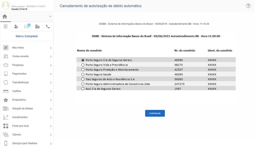 Como desbloquear débito do seguro - Banco do Brasil 2